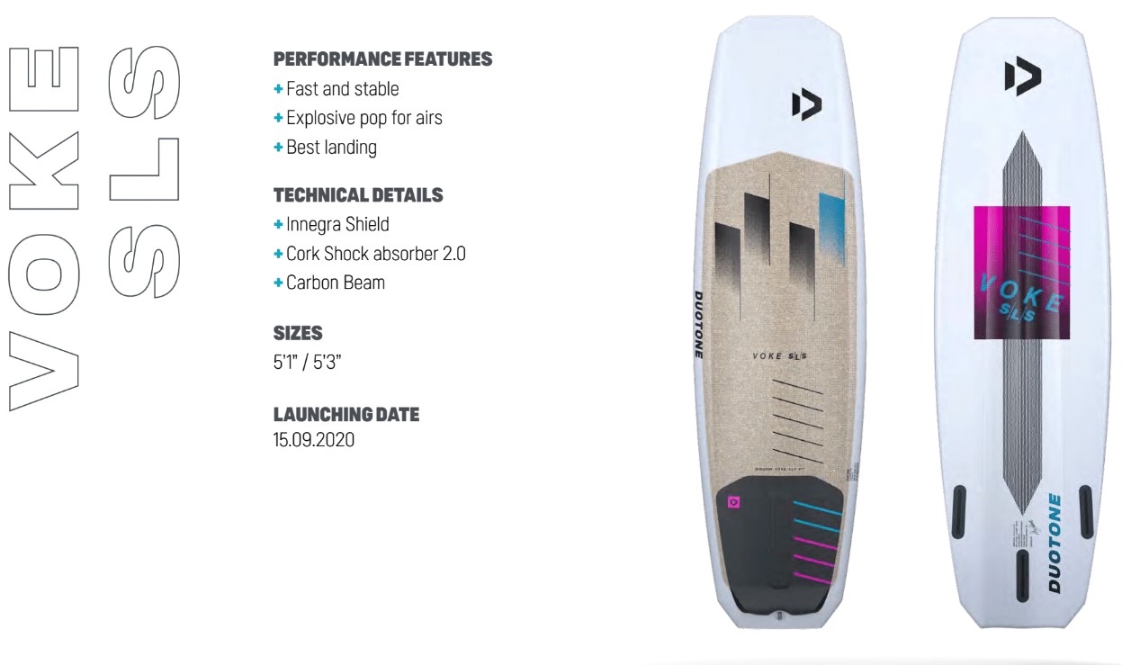 Planche de surfkite Duotone VOKE SLS 2021